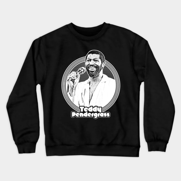 Teddy Pendergrass /// 80s Retro Soul Fan Design Crewneck Sweatshirt by DankFutura